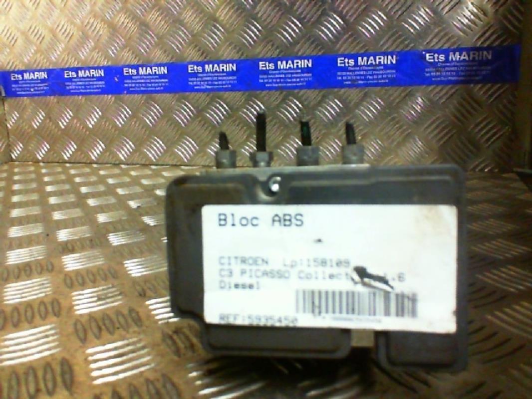 Bloc ABS (freins anti-blocage) CITROEN C3 PICASSO PHASE 1 (02/2009 => 08/2012)