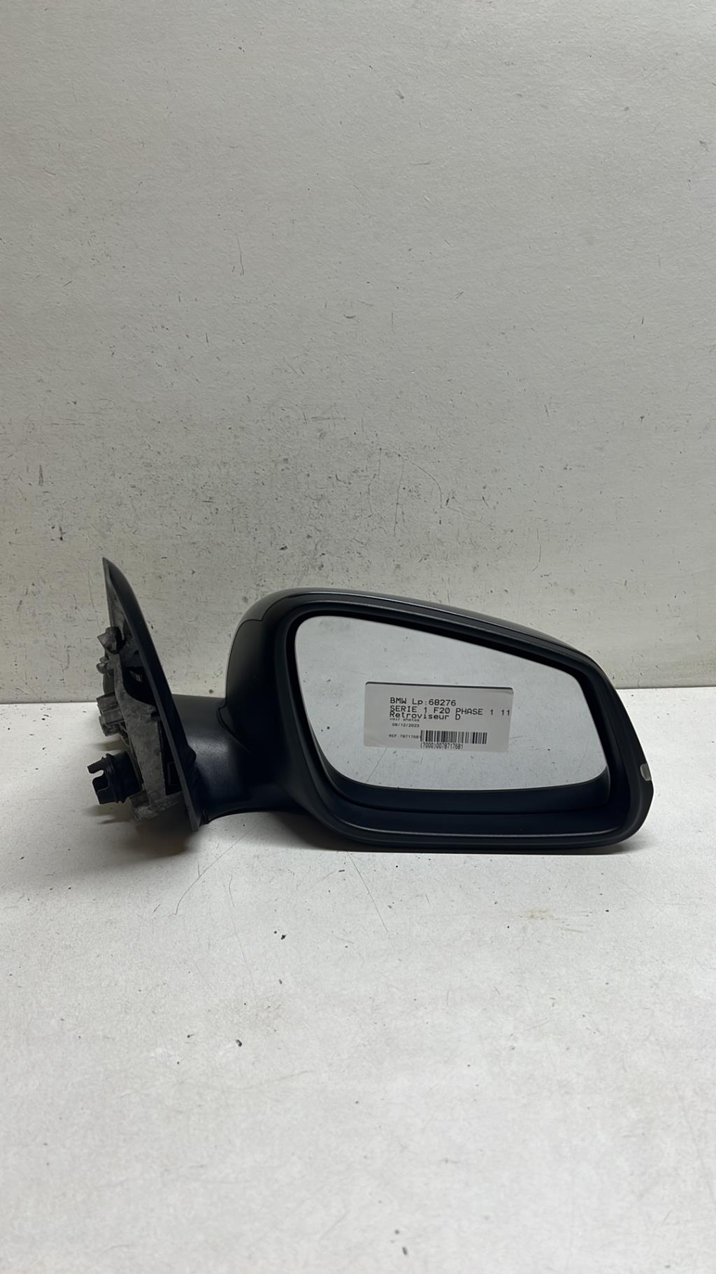 VERRE DE RÉTROVISEUR BMW SERIE 1 (F20-F21) 2012-2015 AVEC SUPPORT /  CHAUFFANT / CONVEXE / DROIT