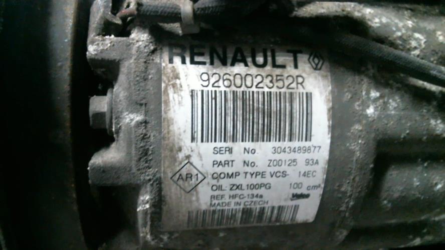 Compresseur clim RENAULT CLIO 4 PHASE 1 (07/2012 => 09/2016)