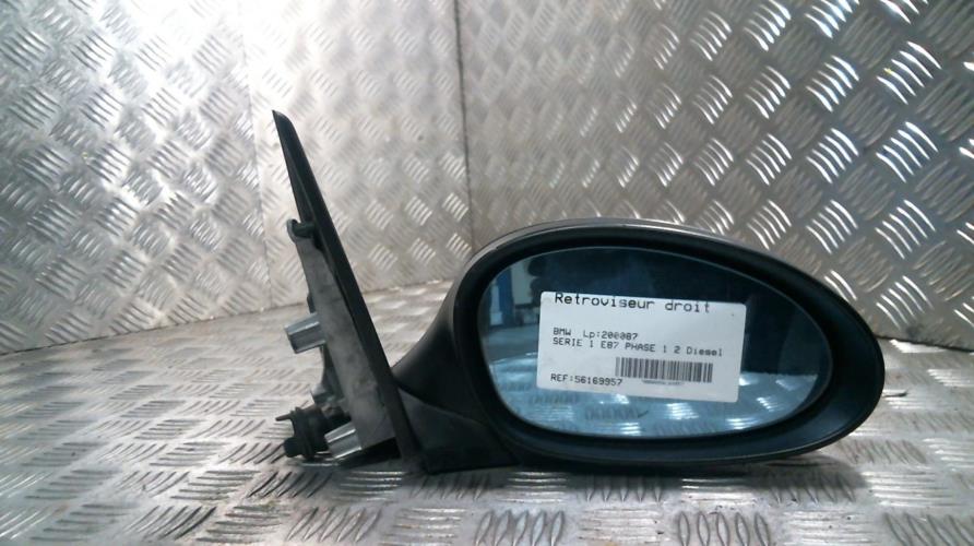 Miroir retroviseur droit BMW Serie 1 E81/E97 09/2004-03/2009 (bleu)