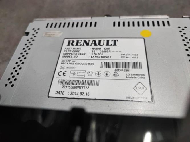 Autoradio d'origine RENAULT CLIO 4 PHASE 1 (07/2012 => 09/2016)
