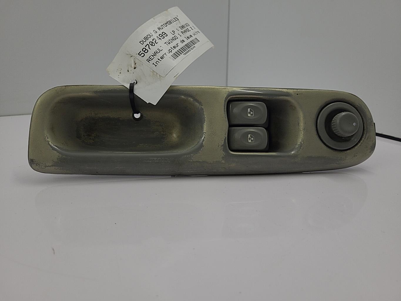 Interrupteur bouton lève vitre avant gauche (coté conducteur) RENAULT Twingo  1 Phase 2 référence : 7700416998