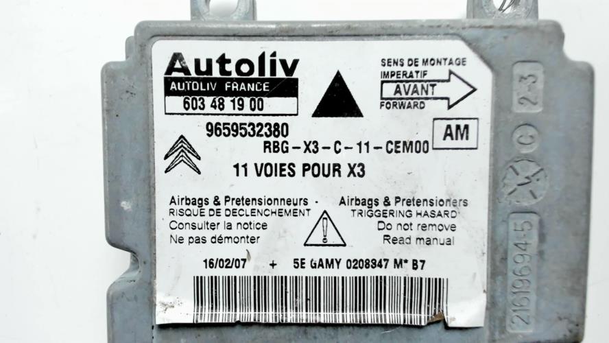 Image Boitier air bag - CITROEN C5 1