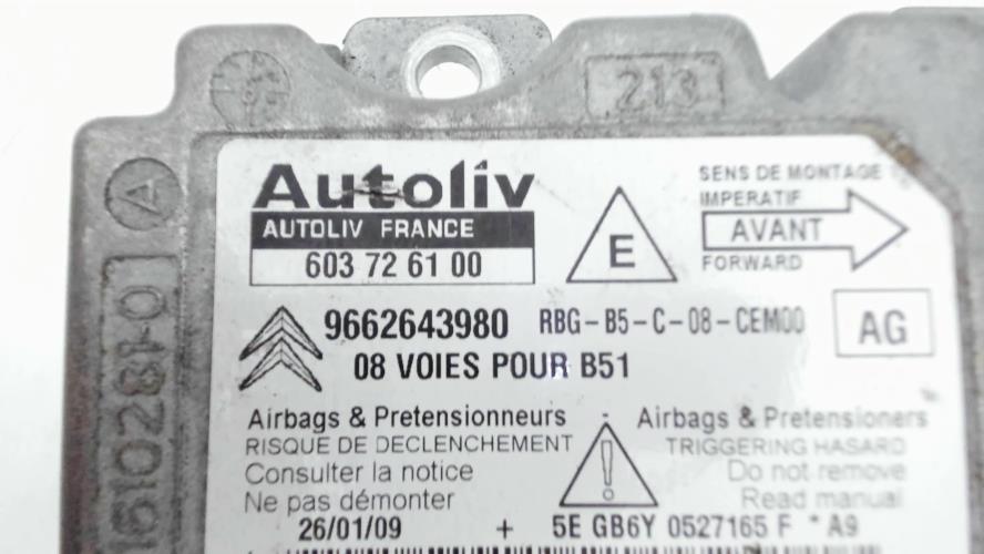 Image Boitier air bag - CITROEN C4 1