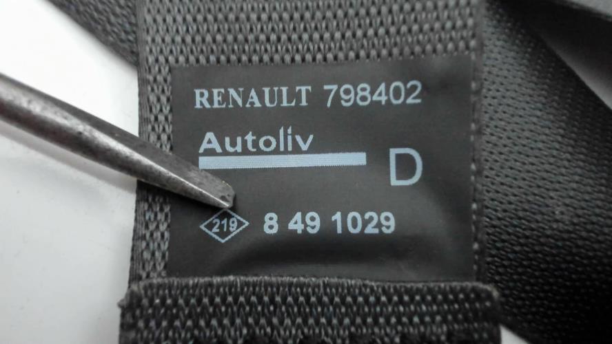 Image Ceinture arriere droit - RENAULT GRAND SCENIC 2