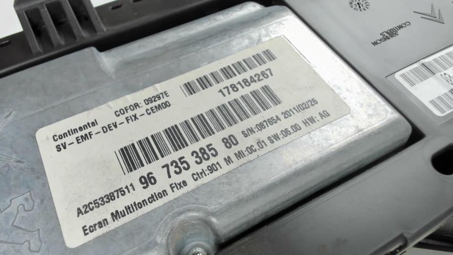 Image Compteur - CITROEN C4 PICASSO 1