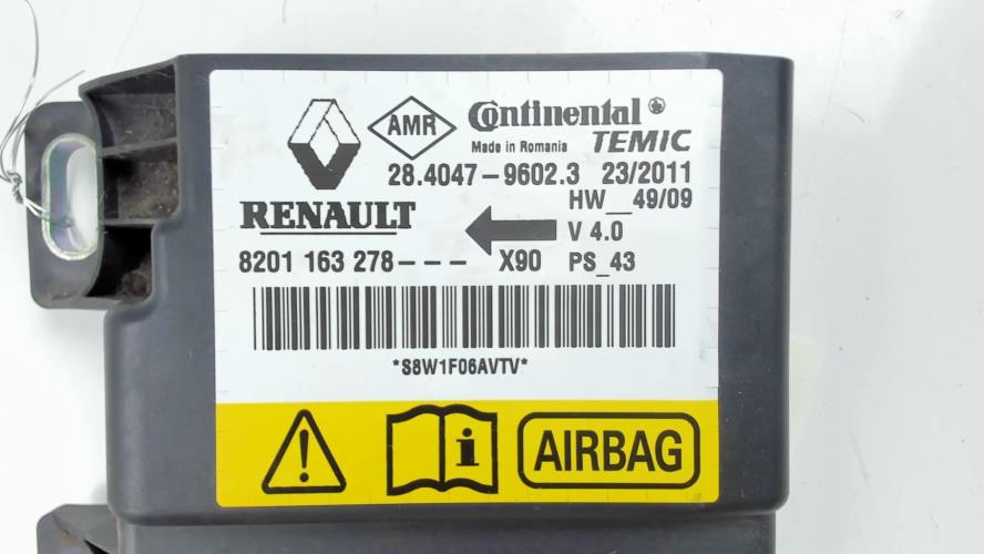 Image Boitier air bag - DACIA LOGAN MCV 1