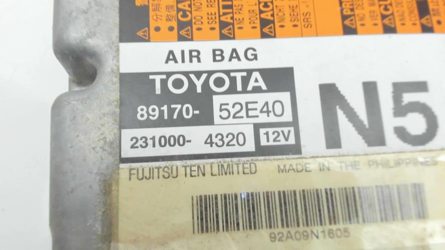 Image Boitier air bag - TOYOTA URBAN CRUISER