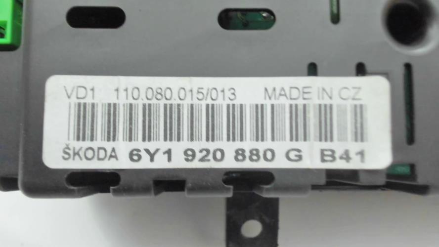 Image Compteur - SKODA FABIA 1