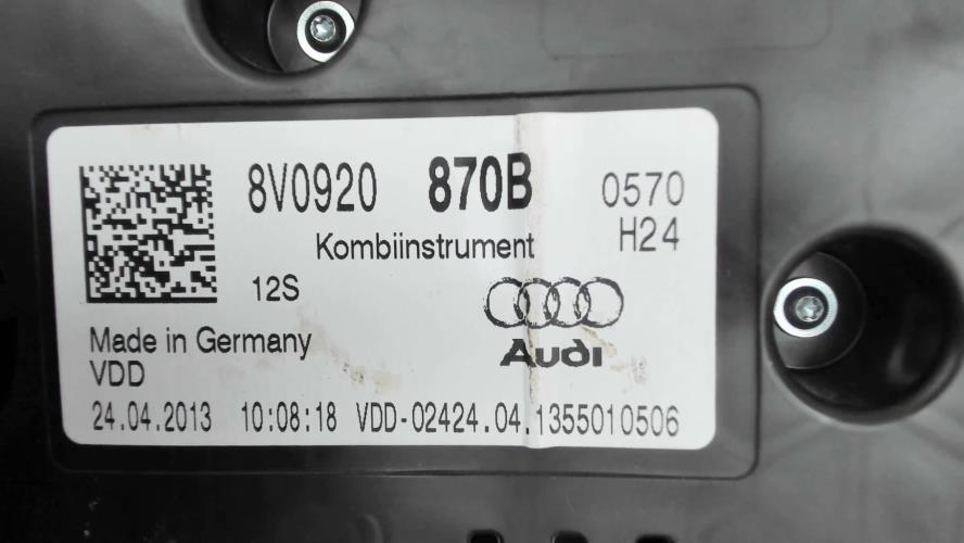 Image Compteur - AUDI A3 3