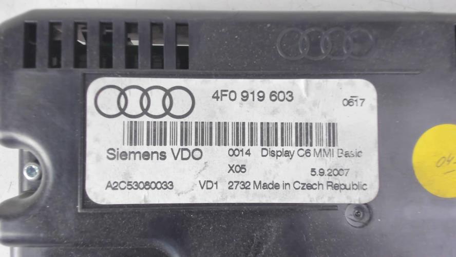 Image Ecran GPS - AUDI A6 3