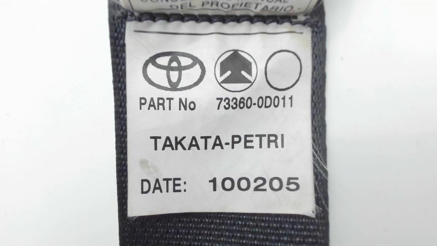 Image Ceinture arriere droit - TOYOTA YARIS 1