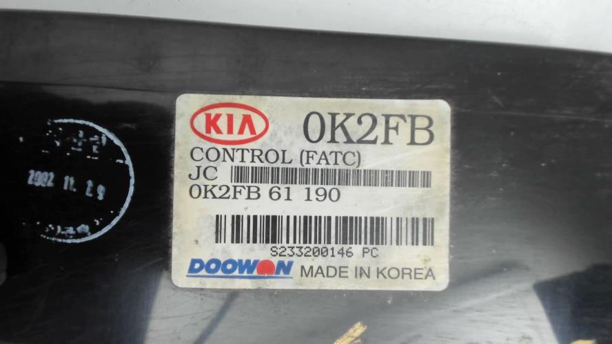 Image Commande chauffage - KIA CARENS 2