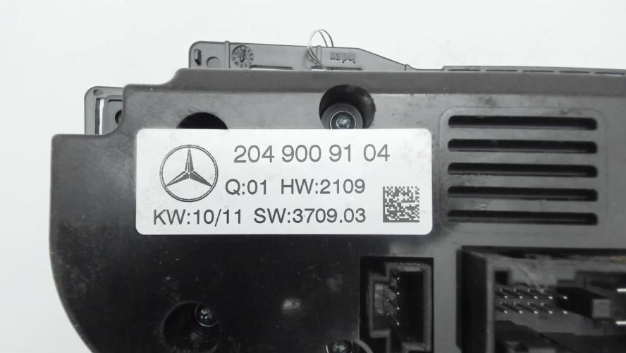 Image Commande chauffage - MERCEDES CLASSE GLK 204