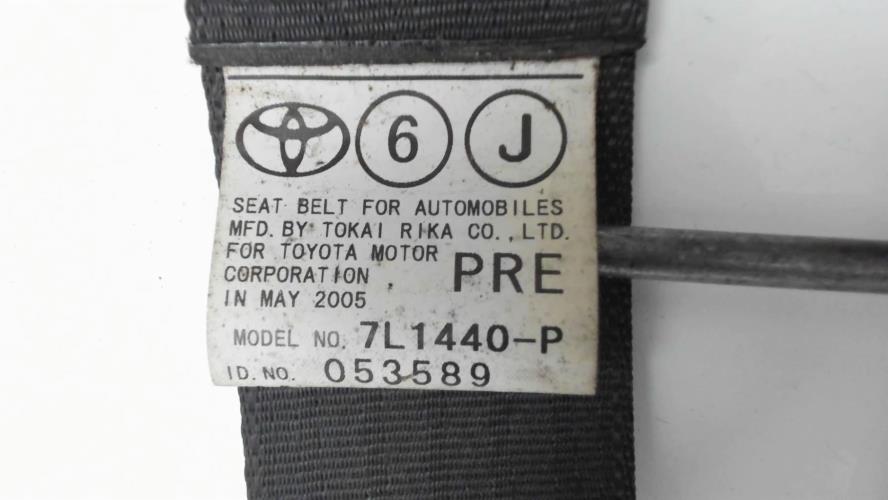 Image Ceinture avant droit - TOYOTA YARIS VERSO