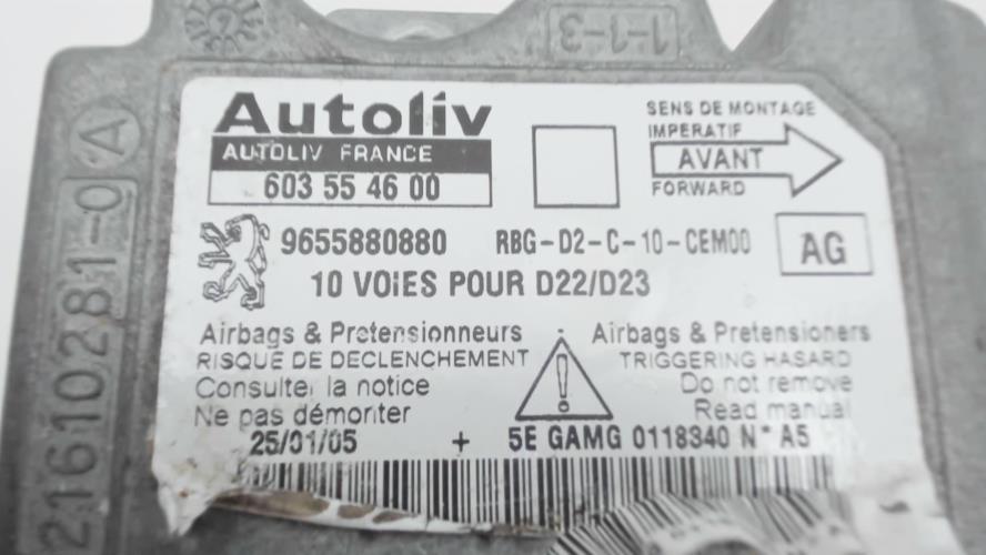 Image Boitier air bag - PEUGEOT 407