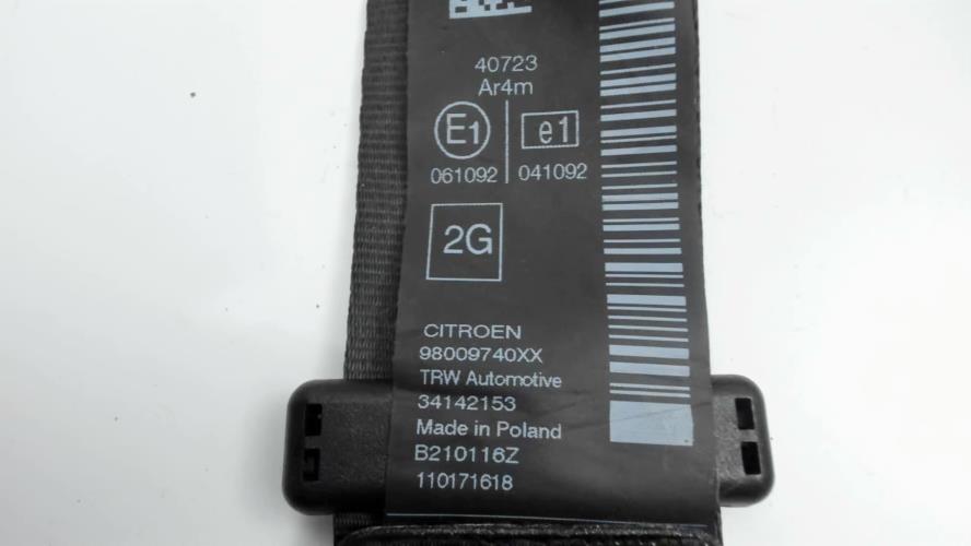 Image Ceinture arriere gauche - CITROEN C4 CACTUS