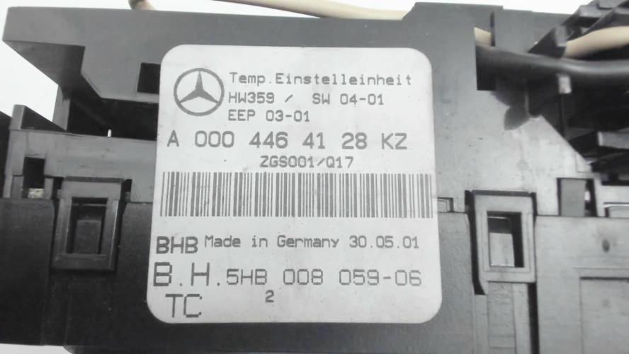 Image Commande chauffage - MERCEDES VITO 638