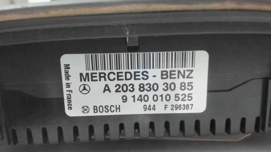 Image Commande chauffage - MERCEDES CLASSE C 203