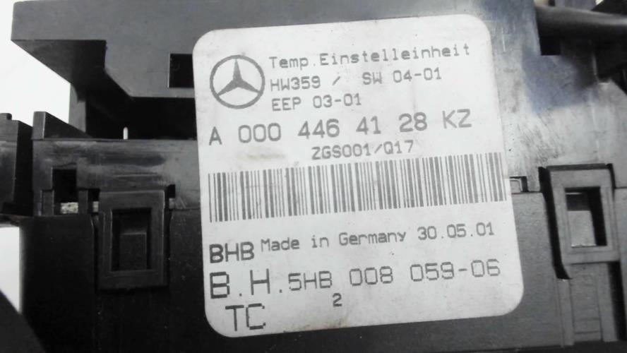 Image Commande chauffage - MERCEDES VITO 638