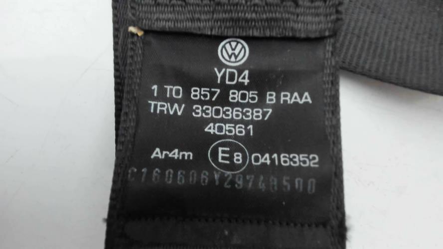 Image Ceinture arriere gauche - VOLKSWAGEN TOURAN 1