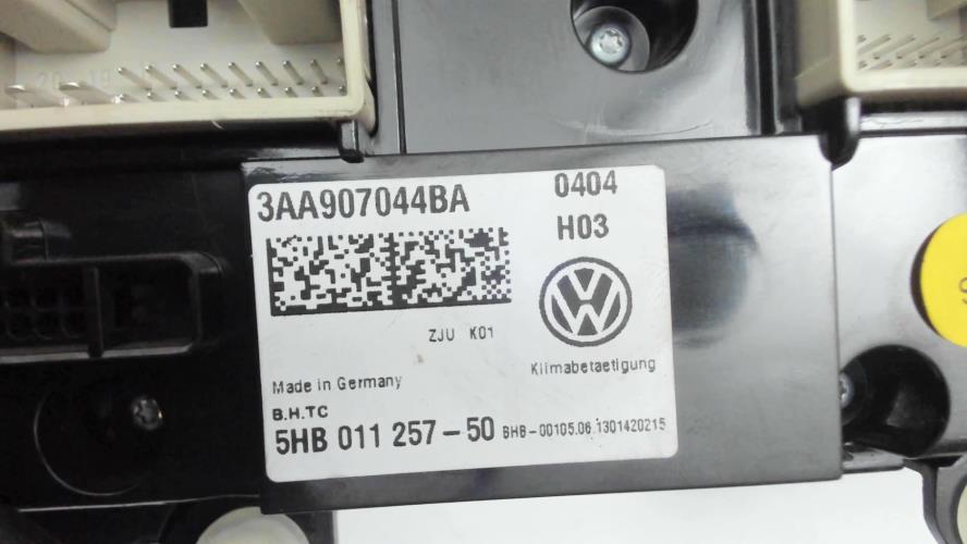 Image Commande chauffage - VOLKSWAGEN TOURAN 2